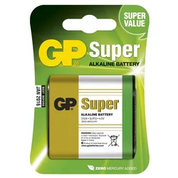 Gp Super Alkaline 4,5V 312A/3LR12 Batteri - 1 st. Gp Super Alkaline 4,5V 312A/3LR12 Batteri - 1 st.